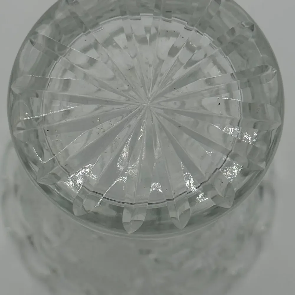 Antique ABP McKee Glass Innovation Corset Vase Cut Floral EAPG 5.5